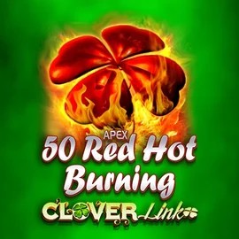 Play the 50 Red Hot Burning Clover Links slot by Novomatic on HappySlots Casino