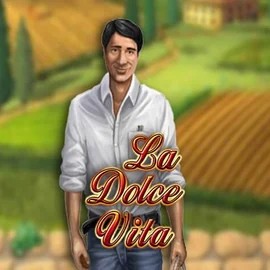 Official Slots logo: La Dolce Vita by Gamomat at HappySlots Casino