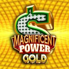 Magnificent Power Gold slot logo by Oros Gaming at HappySlots Casino