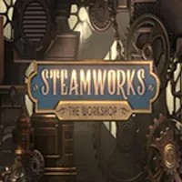 Steamworks The Workshop by Peter & Sons, showcased at happyslotss.com – game logo
