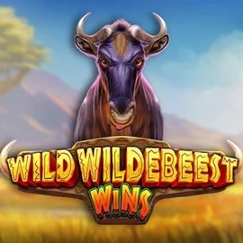 Wild Wildebeest Wins logo by Pragmatic Play HappySlots Casino